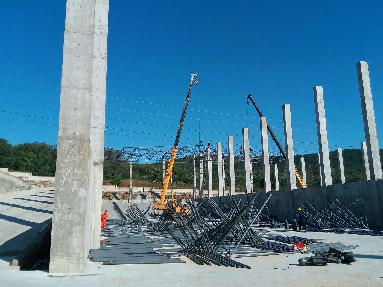 南宁威海搅拌站网架