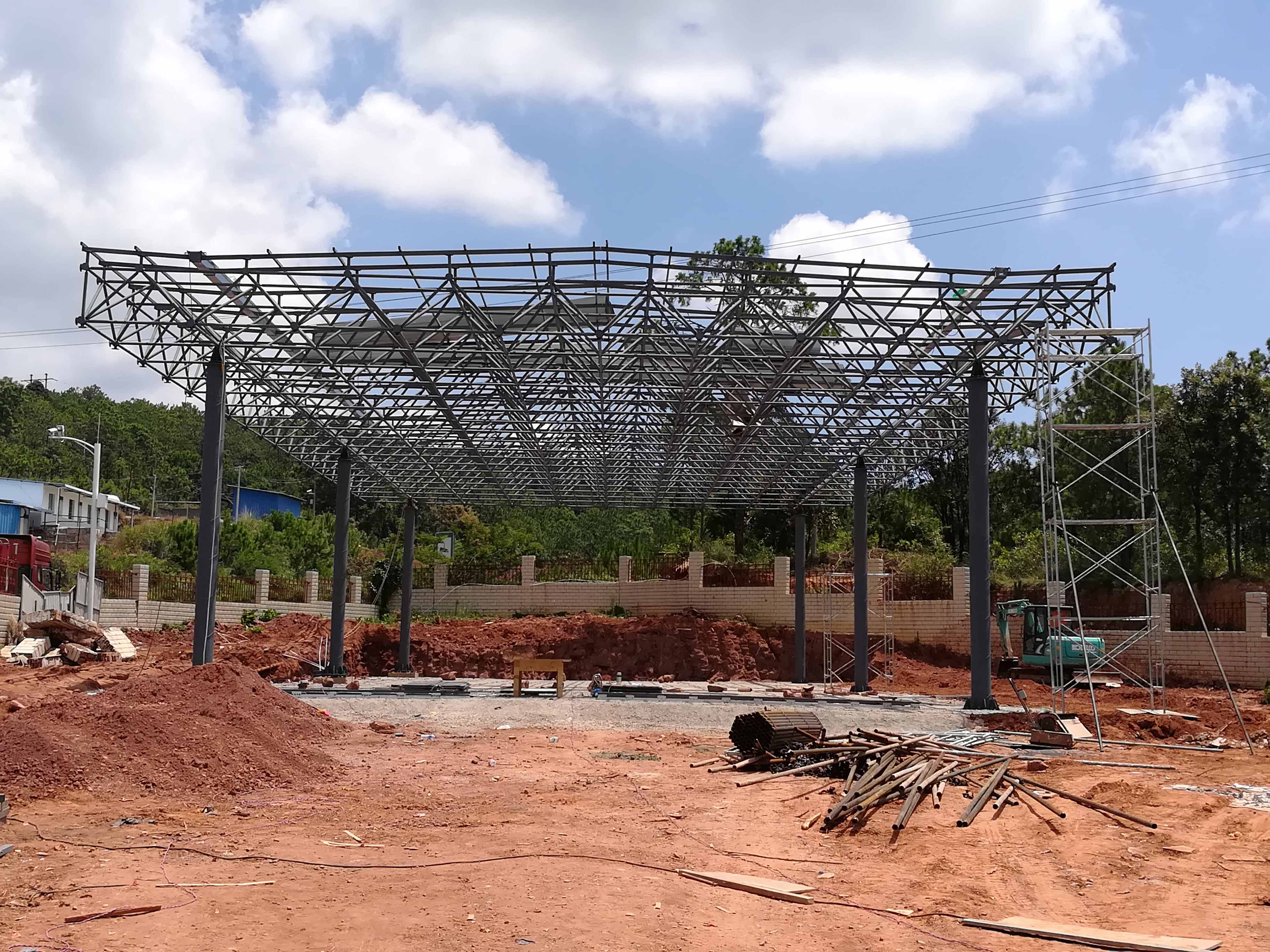 南宁加油站网架屋面